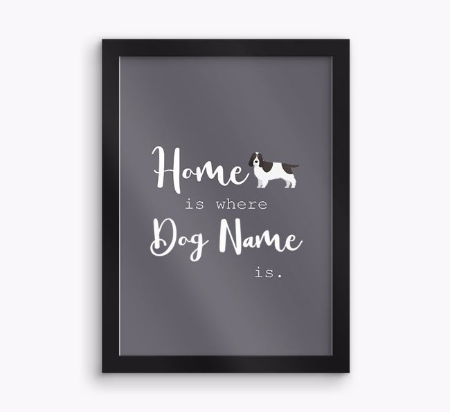 'Home Is Where' Print with {breedFullName} Icon